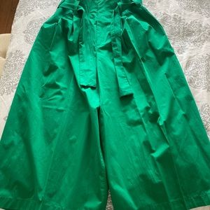 NWT Zara Green Wide leg pant